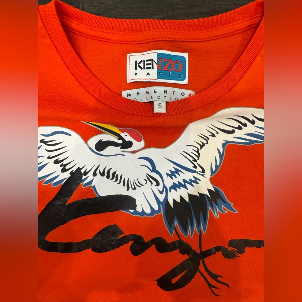 Kenzo Bright Orange Graphic Tee - Picture 5 of 5